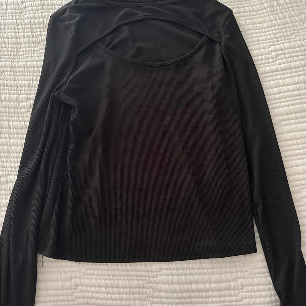 Black Long Sleeve Top